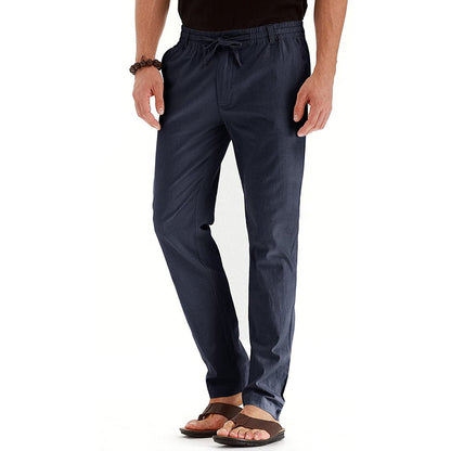 Men's Trousers Loose Oversized Track Pants Spring Summer Pants Mens Stretch Casual Slim Fit Elastic Waist Business Classic Trousers Male Black Gray
